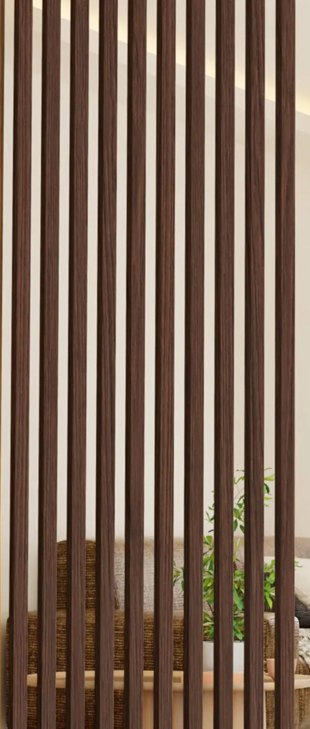 لون البارتيشن الخشبي جوز داكن (Dark Walnut) كود HP-F02