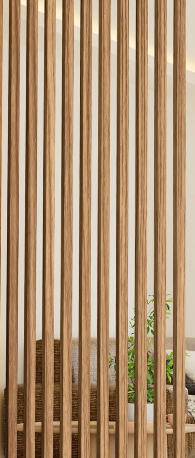لون البارتيشن الخشبي ساج ذهبي (Golden Teak) كود HP-F07