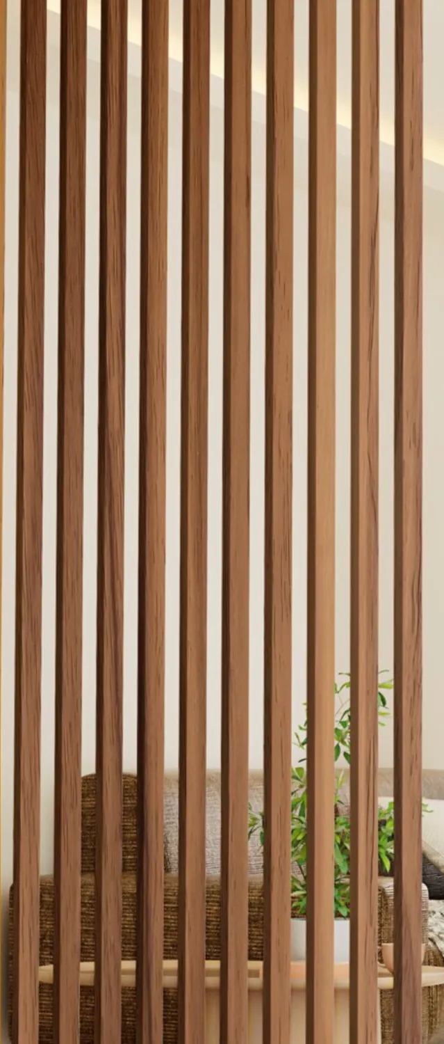 لون البارتيشن الخشبي ساج نحاسي (Copper Teak) كود HP-F10