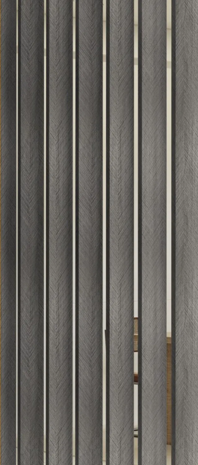 لون البارتيشن الخشبي رمادي فضي (Silver Grey) كود HP-G09